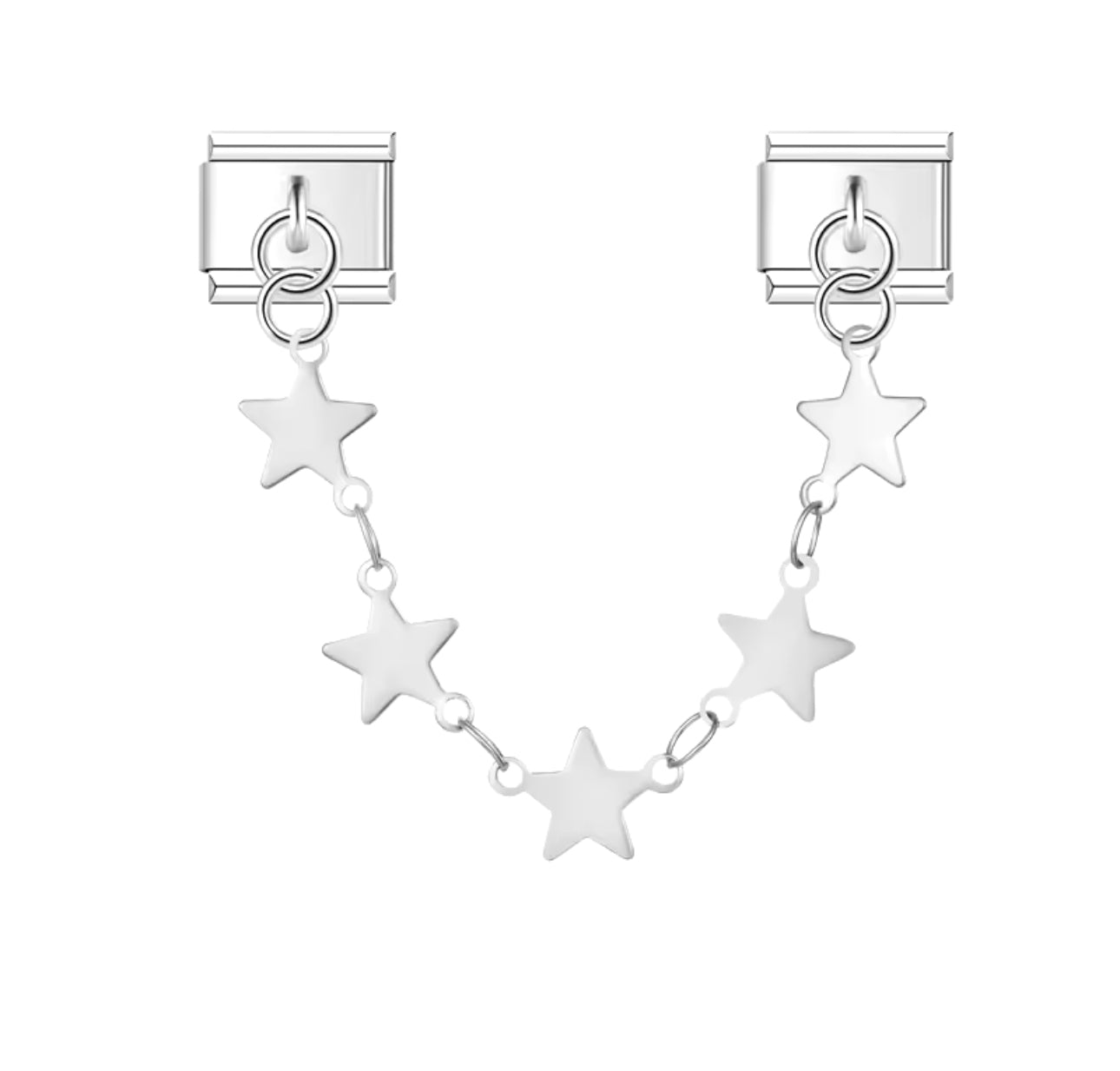 'Star chain' Charm Colgante