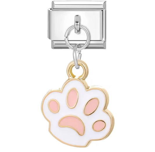 'Paw Print' Charm Colgante