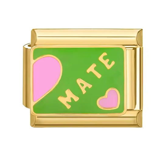 Mate' Gold Charm