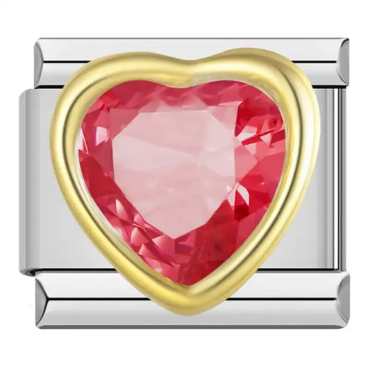 'Gem Heart' Charm